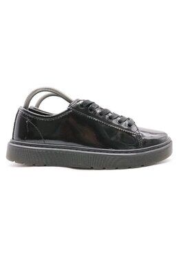 Doc Dr. Martens SPIN Women's Size 9 Black Patent Leather Low Top Lace Up Casual